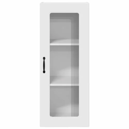  Fali konyhaszekrény Magas Fényű Fehér 40 x 31 x 100 cm Faanyag