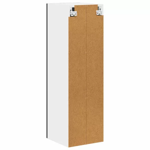  Fali konyhaszekrény polcokkal Fekete 30 x 31 x 100 cm Faanyag