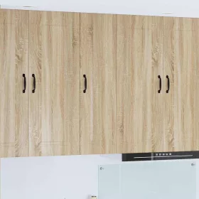  Fali konyhaszekrény Sonoma tölgy 30 x 31 x 100 cm Faanyag