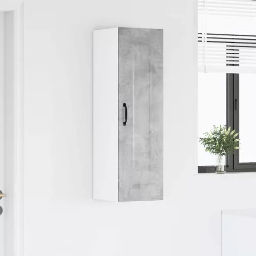  Fali konyhaszekrény Beton Szürke 30 x 31 x 100 cm Faanyag