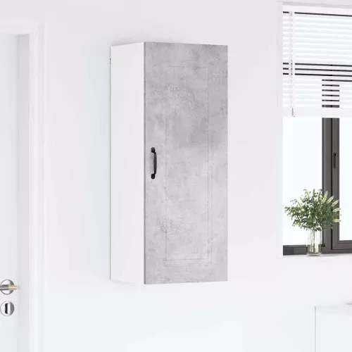  Fali konyhaszekrény Beton Szürke 40 x 31 x 100 cm Faanyag