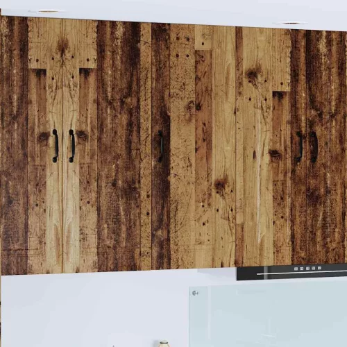  Fali konyhaszekrény polcokkal Öreg fa 40 x 31 x 100 cm Faanyag