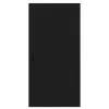  Fali konyhaszekrény polcokkal Fekete 50 x 31 x 100 cm Faanyag