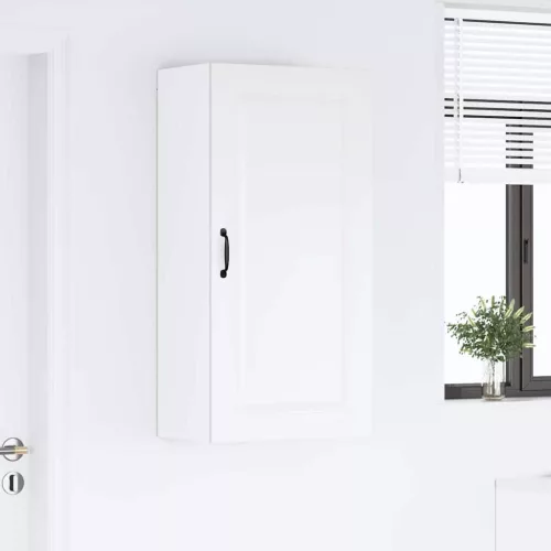  Fali konyhaszekrény Magas Fényű Fehér 50 x 31 x 100 cm Faanyag