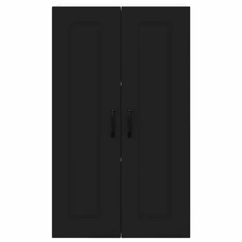  Fali konyhaszekrény polcokkal Fekete 60 x 31 x 100 cm Faanyag