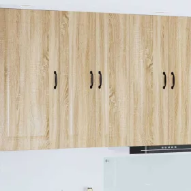  Fali konyhaszekrény Sonoma tölgy 60 x 31 x 100 cm Faanyag