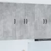  Fali konyhaszekrény Beton Szürke 60 x 31 x 100 cm Faanyag