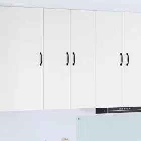    Fali konyhaszekrény Magas Fényű Fehér 60 x 31 x 100 cm Faanyag