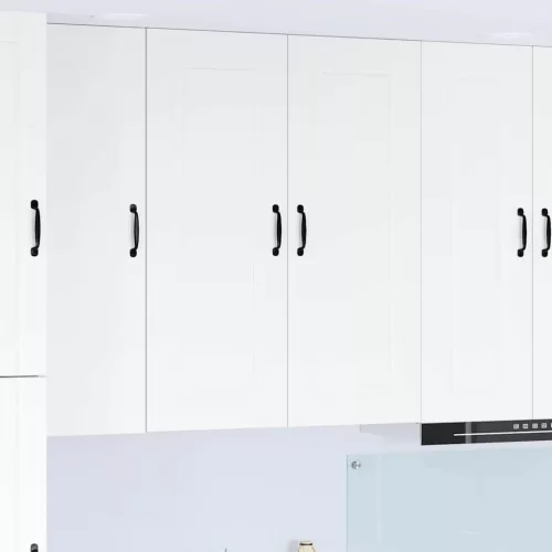  Fali konyhaszekrény polcokkal Fehér 80 x 31 x 100 cm Faanyag