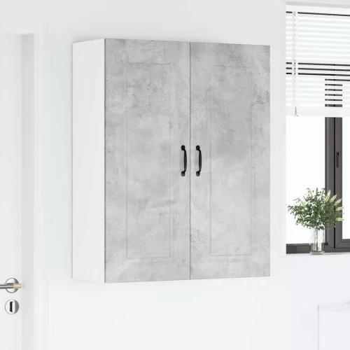  Fali konyhaszekrény Beton Szürke 80 x 31 x 100 cm Faanyag