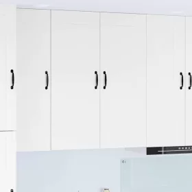    Fali konyhaszekrény Magas Fényű Fehér 80 x 31 x 100 cm Faanyag