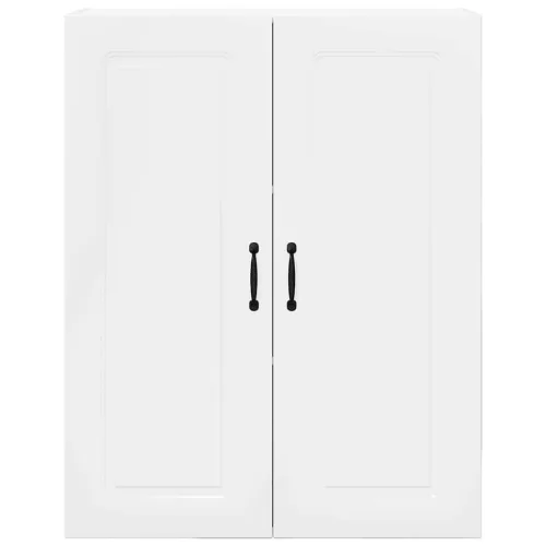  Fali konyhaszekrény Magas Fényű Fehér 80 x 31 x 100 cm Faanyag