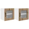  Fali konyhaszekrény 2 pcs Artisan tölgy 40 x 31 x 40 cm Faanyag