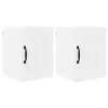  Fali konyhaszekrény 2 pcs Fehér 30 x 31 x 40 cm Faanyag