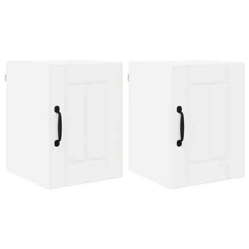 Fali konyhaszekrény 2 pcs Fehér 30 x 31 x 40 cm Faanyag