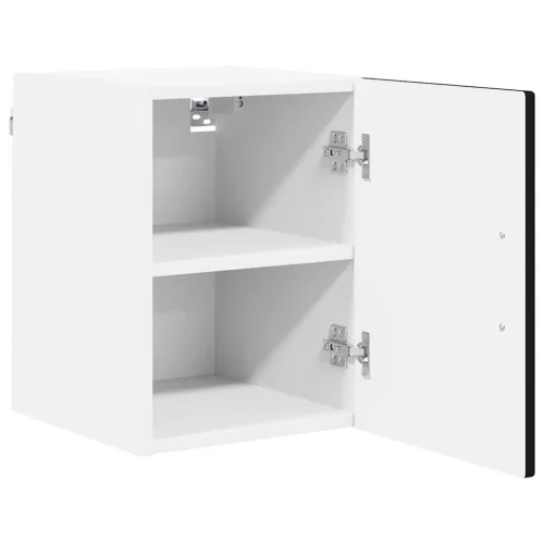  Fali konyhaszekrény 2 pcs Fekete 30 x 31 x 40 cm Faanyag