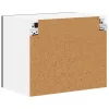  Fali konyhaszekrény polcokkal Fekete 50 x 31 x 40 cm Faanyag