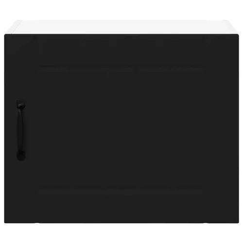  Fali konyhaszekrény 2 pcs Fekete 50 x 31 x 40 cm Faanyag