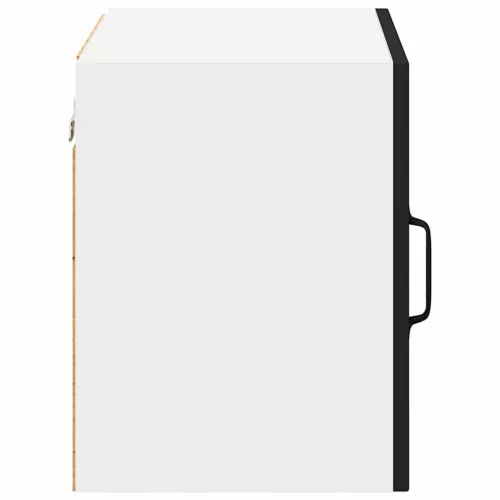  Fali konyhaszekrény 2 pcs Fekete 50 x 31 x 40 cm Faanyag