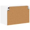  Fali konyhaszekrény 2 pcs Fehér 60 x 31 x 40 cm Faanyag