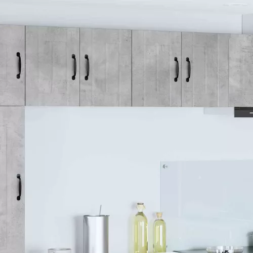  Fali konyhaszekrény 2 pcs Beton szürke 60 x 31 x 40 cm Faanyag
