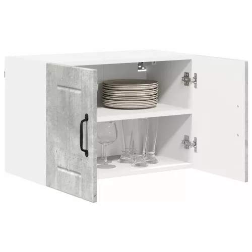  Fali konyhaszekrény 2 pcs Beton szürke 60 x 31 x 40 cm Faanyag