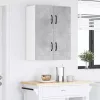  Fali konyhaszekrény 2 pcs Beton szürke 60 x 31 x 40 cm Faanyag