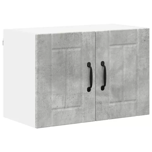  Fali konyhaszekrény 2 pcs Beton szürke 60 x 31 x 40 cm Faanyag