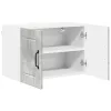  Fali konyhaszekrény 2 pcs Beton szürke 60 x 31 x 40 cm Faanyag
