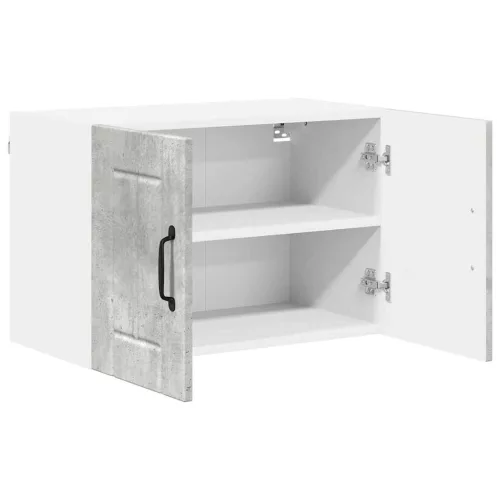  Fali konyhaszekrény 2 pcs Beton szürke 60 x 31 x 40 cm Faanyag