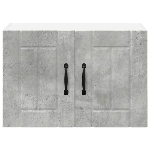  Fali konyhaszekrény 2 pcs Beton szürke 60 x 31 x 40 cm Faanyag