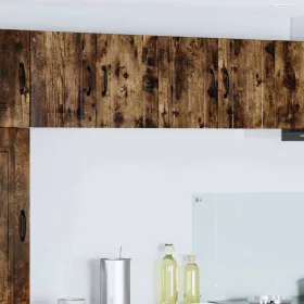    Fali konyhaszekrény 2 pcs Füstölt tölgy 60 x 31 x 40 cm Faanyag