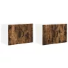  Fali konyhaszekrény 2 pcs Füstölt tölgy 60 x 31 x 40 cm Faanyag