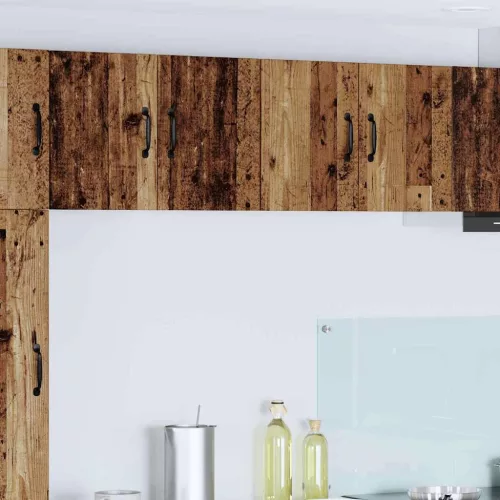  Fali konyhaszekrény 2 pcs Régi fa 60 x 31 x 40 cm Faanyag