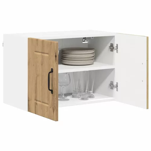  Fali konyhaszekrény 2 pcs kézműves tölgy 60 x 31 x 40 cm