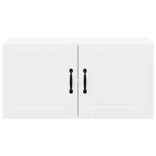  Fali konyhaszekrény polcokkal Fehér 80 x 31 x 40 cm Faanyag