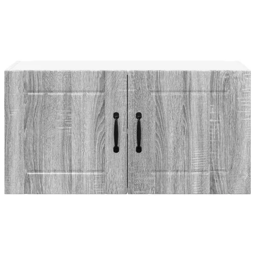  Fali konyhaszekrény Szürke Sonoma 80 x 31 x 40 cm Faanyag