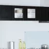  Fali konyhaszekrény Fekete tölgy 80 x 31 x 40 cm Faanyag