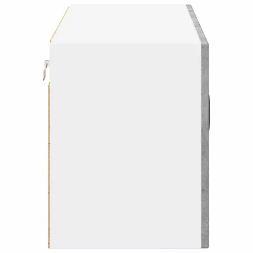  Fali konyhaszekrény Beton Szürke 80 x 31 x 40 cm Faanyag