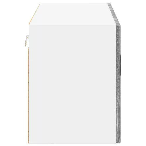  Fali konyhaszekrény Szürke Sonoma 80 x 31 x 40 cm Faanyag