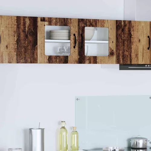  Fali konyhaszekrény polcokkal Öreg fa 80 x 31 x 40 cm Faanyag