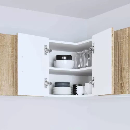  Fali konyhaszekrény Sonoma tölgy 57 x 57 x 40 cm Faanyag