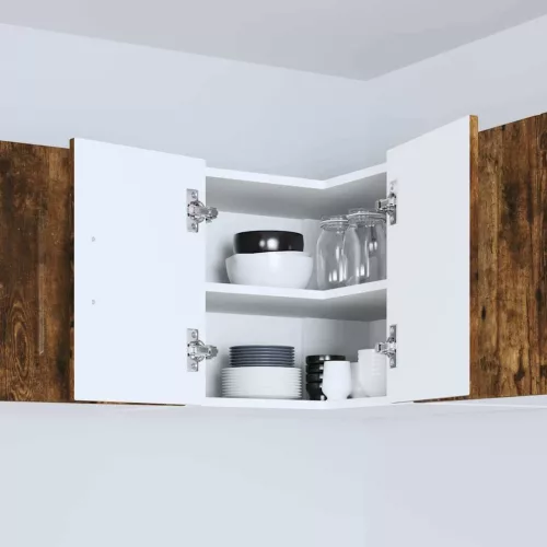  Fali konyhaszekrény Füstölt tölgy 57 x 57 x 40 cm Faanyag