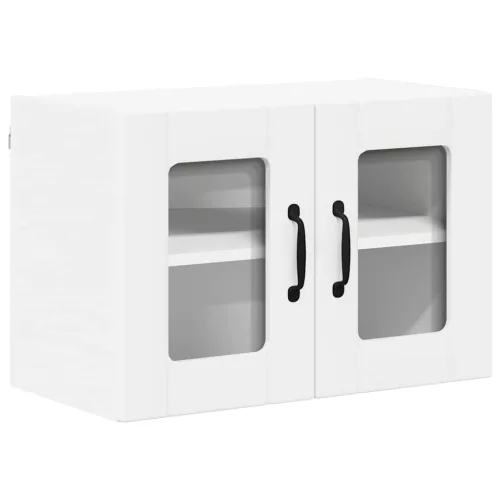  Fali konyhaszekrény ajtóval 2 pcs Fehér 60 x 31 x 40 cm Faanyag