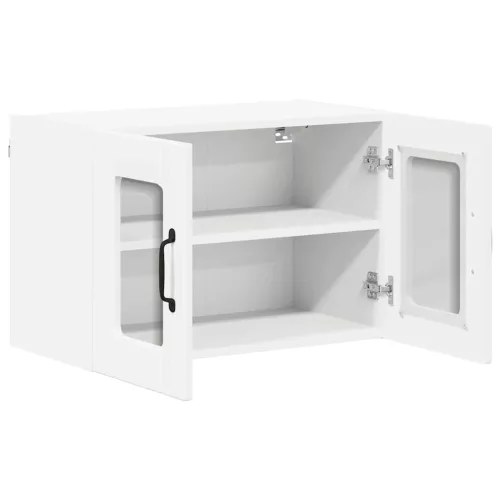  Fali konyhaszekrény ajtóval 2 pcs Fehér 60 x 31 x 40 cm Faanyag