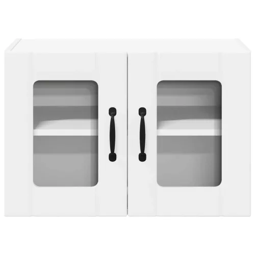  Fali konyhaszekrény ajtóval 2 pcs Fehér 60 x 31 x 40 cm Faanyag