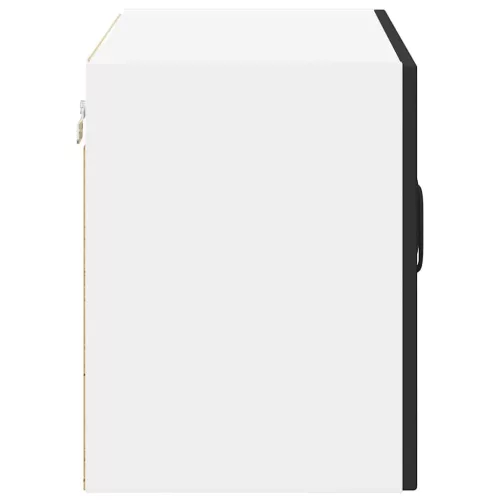  Fali konyhaszekrény polcokkal Fekete 60 x 31 x 40 cm Faanyag