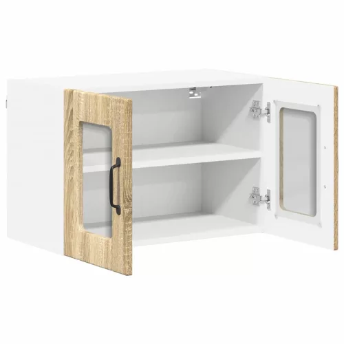  Fali konyhaszekrény 2 pcs Sonoma tölgy 60 x 31 x 40 cm Faanyag