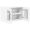  Fali konyhaszekrény 2 pcs Magas Fényű Fehér 60 x 31 x 40 cm