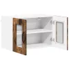  Fali konyhaszekrény 2 pcs Füstölt tölgy 60 x 31 x 40 cm Faanyag